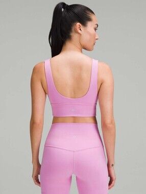 lululemon align v-neck bra A/B cup Pink